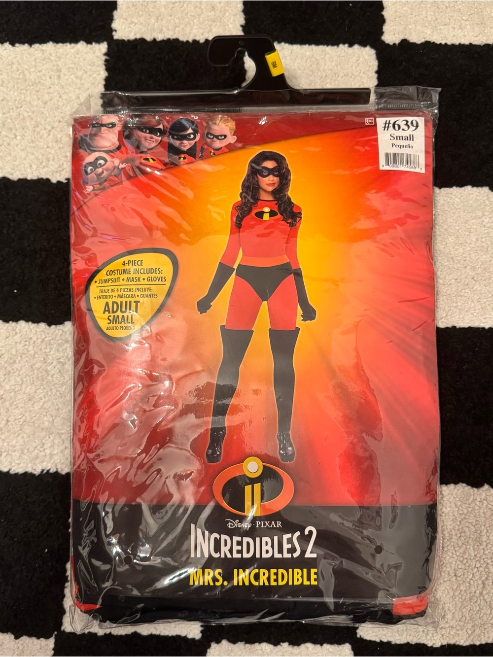 New Disney Pixar Incredibles 2 Mrs. Incredible Costume Adult Women’s Size S NWT